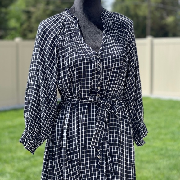 Anthropologie Sara Smocked Shirtdress - Picture 4 of 7